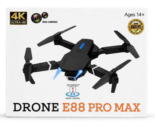 E88 Pro Max 4K Foldable Drone with Dual Camera