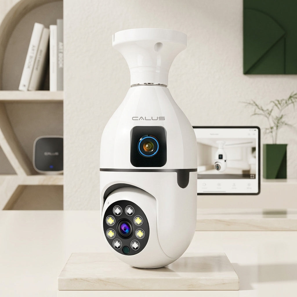 360° WiFi Security Camera – Smart Bulb Socket CCTV