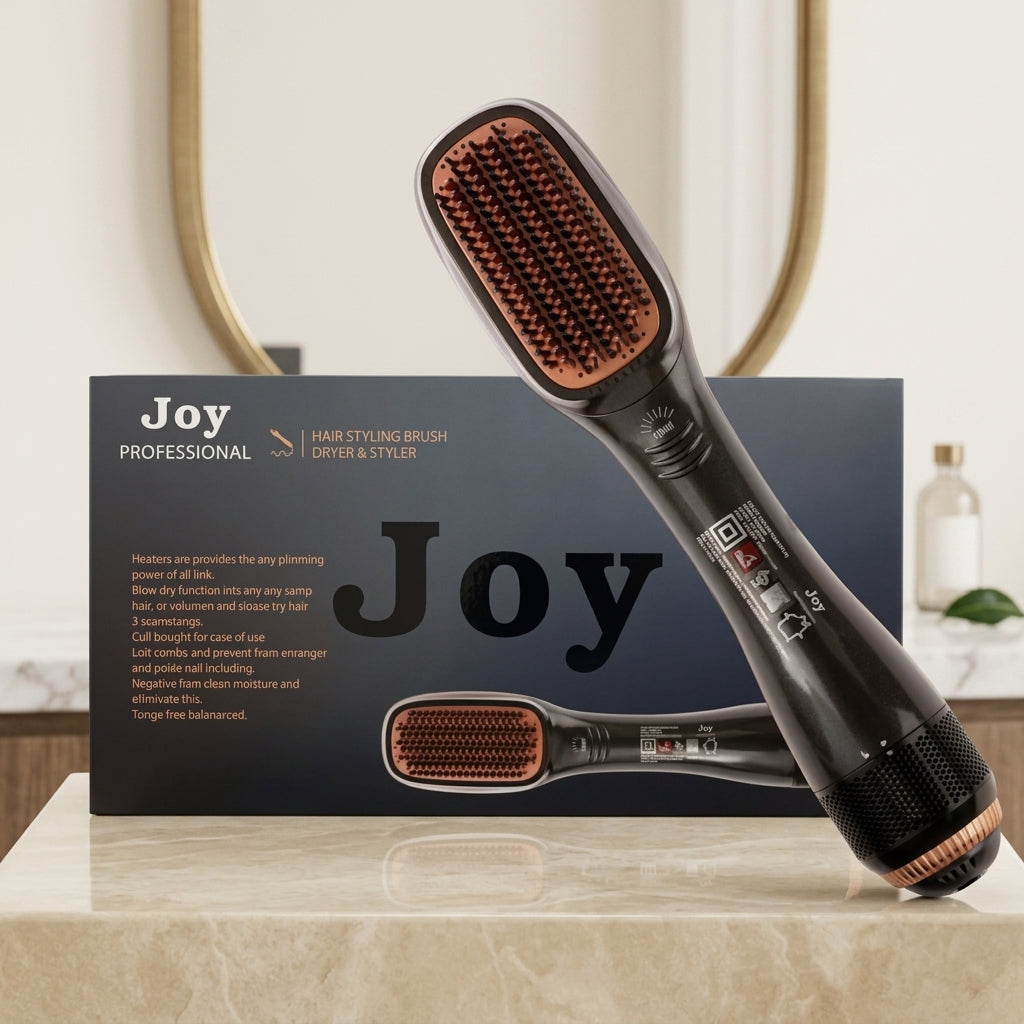 Ionic Hair Dryer Brush 2-in-1 | Hot Air Blow Dry & Style at Home