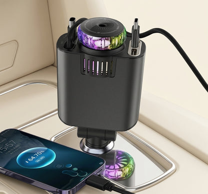 5-in-1 Car Charger 38W | Fast Charging USB-C Car Adapter