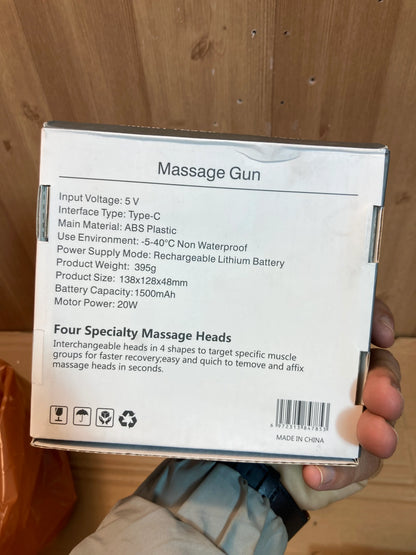 JY-760 Professional Deep Tissue Massage Gun for Muscle Recovery