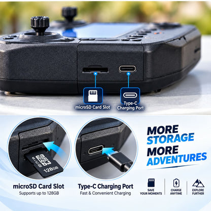 4K HD Foldable Camera Drone with LCD Screen Remote & 360° Flip