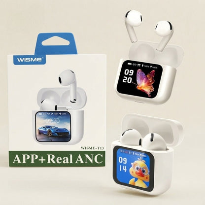 Wisme T13 ANC Earbuds – Touch Display Case