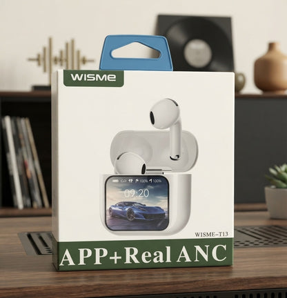 Wisme T13 ANC Earbuds – Touch Display Case