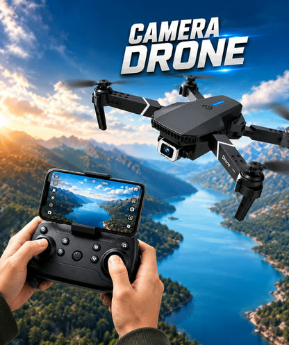 4K HD Foldable Camera Drone with LCD Screen Remote & 360° Flip