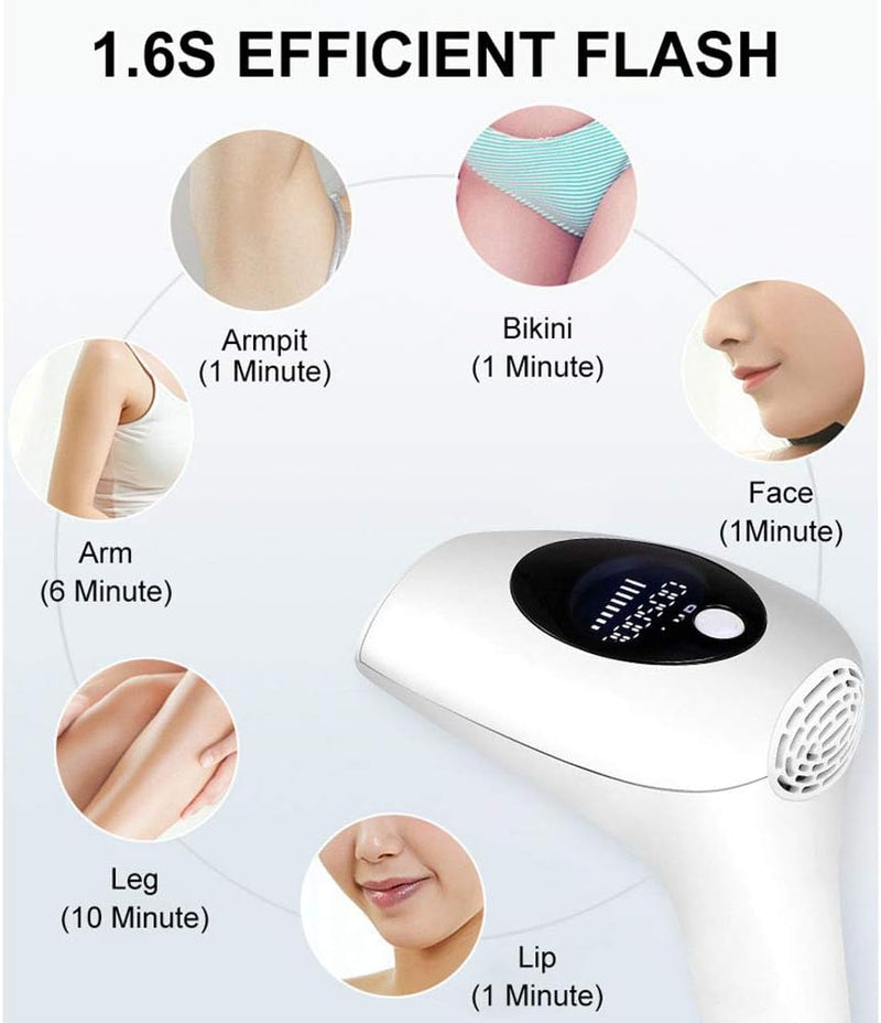 Smart IPL Hair Removal Device – 900K Flashes