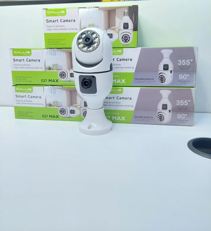 Smart E27 Bulb Security Camera – 360° WiFi Camera with Night Vision