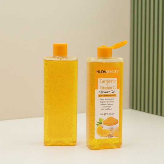 Huda Beauty Turmeric & Vitamin C Brightening Shower Gel 550g