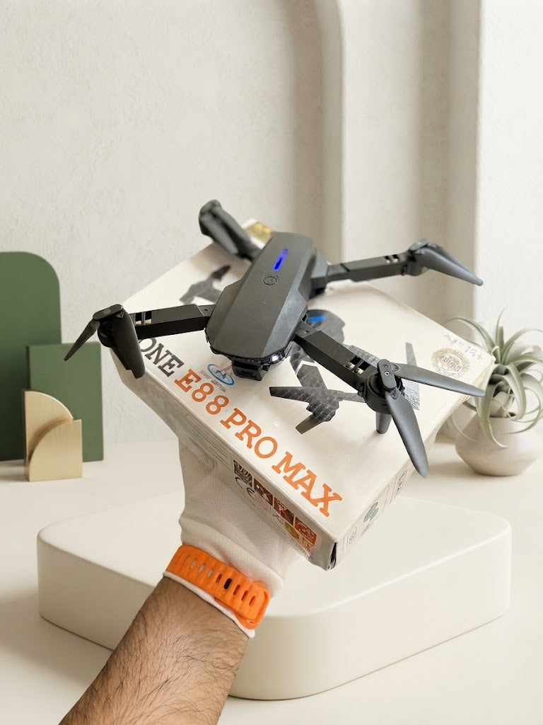 E88 Pro Max 4K Foldable Drone with Dual Camera