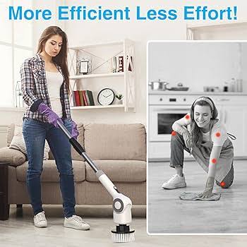 7-in-1 Cordless Electric Cleaning Brush – 25W