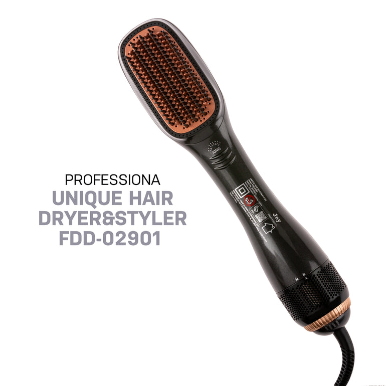 2-in-1 Ionic Hair Dryer & Styling Brush – Fast Drying & Smooth Styling