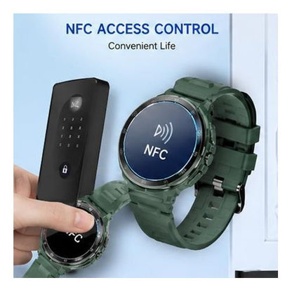 Smartbarry A80 Smartwatch with Built-in TWS Earbuds | Fitness Tracker